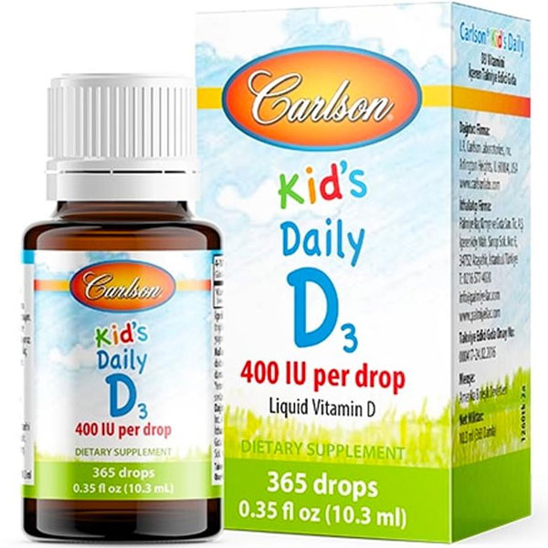 Carlson Kids Daily D3 Drops Drops 10.3 ML