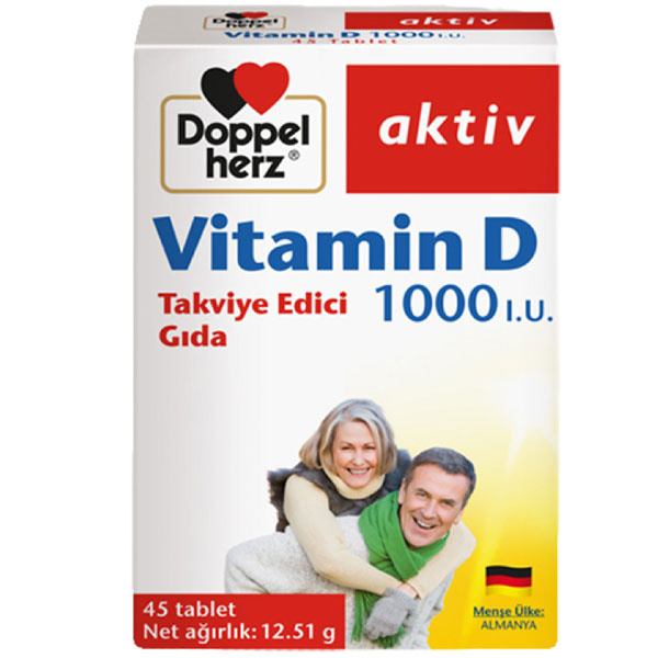 Doppelherz Vitamin D 1000 IU 45 Tablet