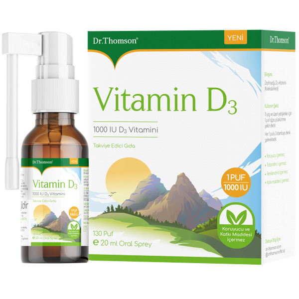 Dr Thomson Vitamin D3 1000 IU Spray 20 ML