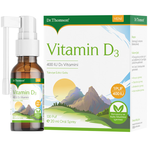 Dr Thomson Vitamin D3 400 IU Spray 20 ML