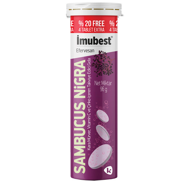 Imubest Sambucus Nigra 24 Efervesan Tablette