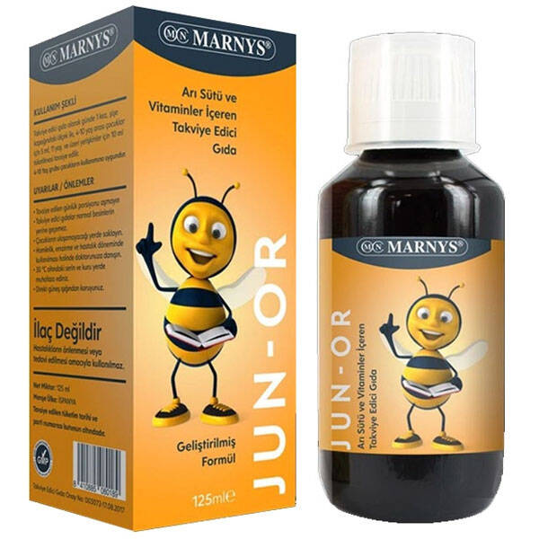 Marnys Junior Multivitamin Royal Jelly Syrup 125 ml