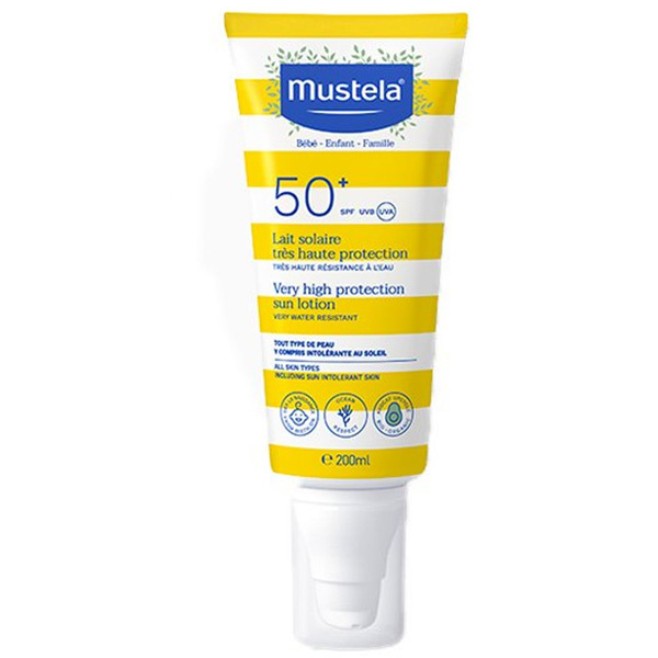 Mustela Very High Protection Sun Lotion Spf 50 200 ML Children Sunscreen