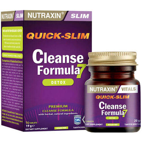 Nutraxin Cleanse Formula 7 14 Tabletten Nahrungsergänzungsmittel