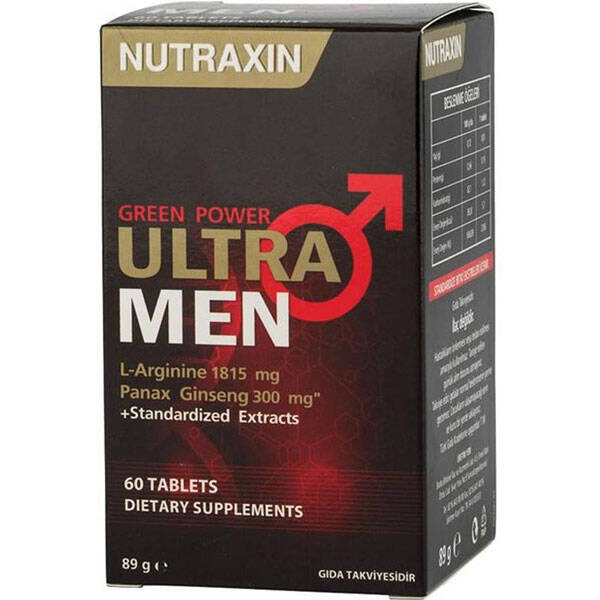 Nutraxin Ultramen 60 Tabletten Nahrungsergänzungsmittel