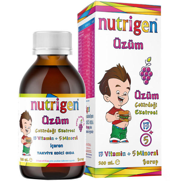 Nutrigen Grape Syrup 200 ml Food Supplement