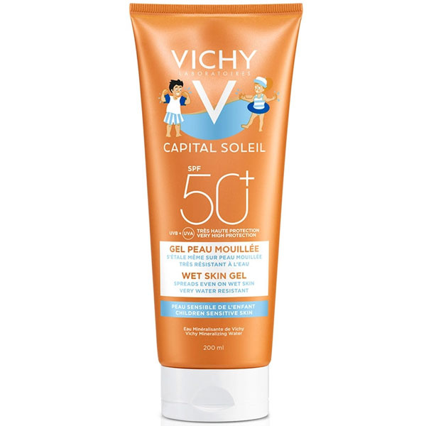 Vichy Capital Soleil Çocuklar İçin Islak Cilt Jeli Spf 50 200 ML